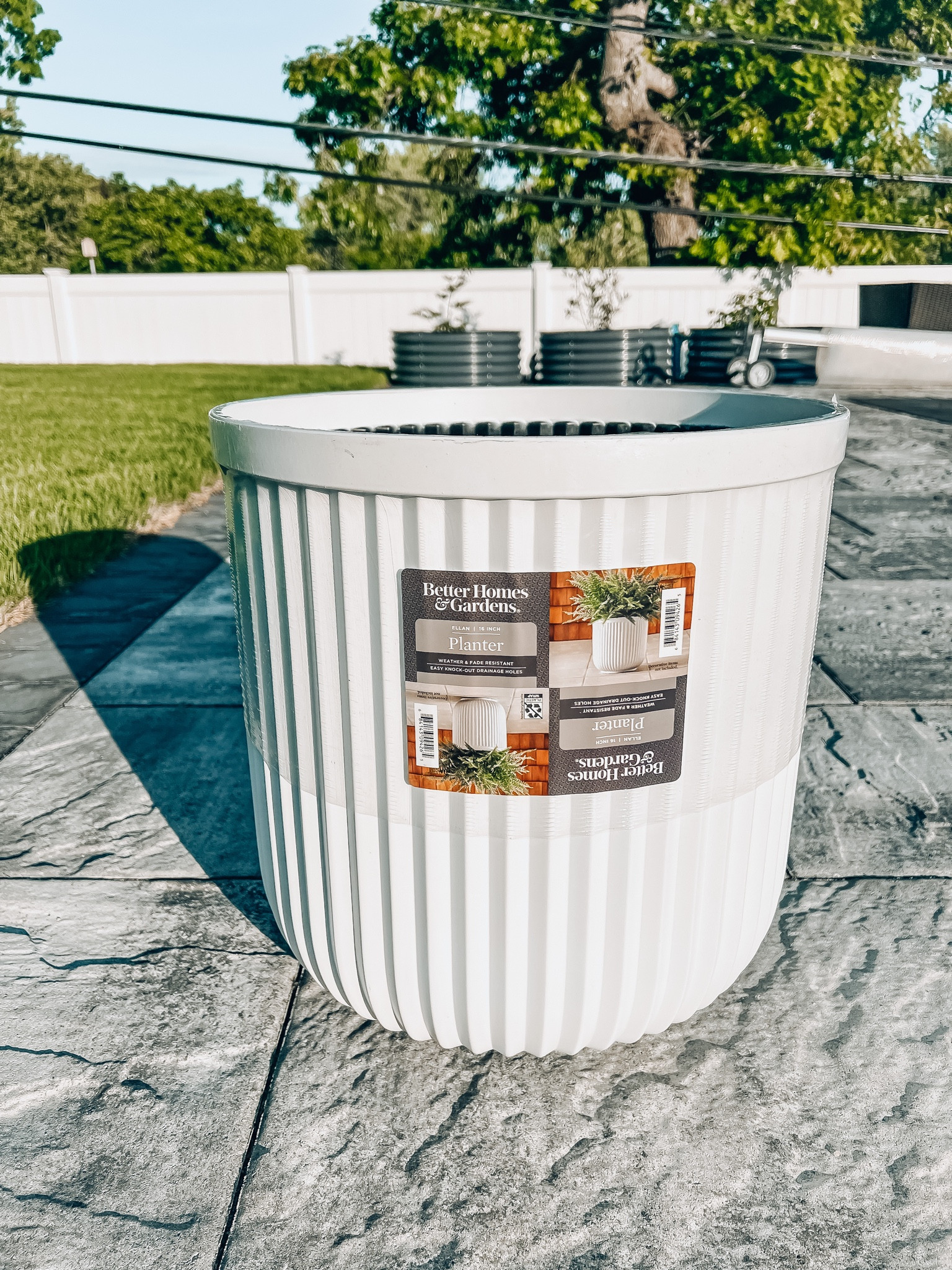 Grabbed this BEAUTIFUL planter from Walmart for under $25! I’m going to plant some herbs in it so they don’t take over my raised beds. It keeps coming in and out of stock. 😍🌿🪴

#LTKFind #LTKhome #LTKstyletip