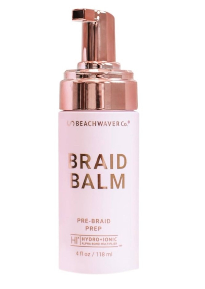The Beachwaver Co. Haircare Braid Balm Pre-Braid Prep - Full Size (4 Fl Oz) | Frizz-Taming Hair Primer Foam | Strengthen and Reduce Flyaways with HiX Vegan Bond Multipliers | For All Hair Types

#LTKBeauty
