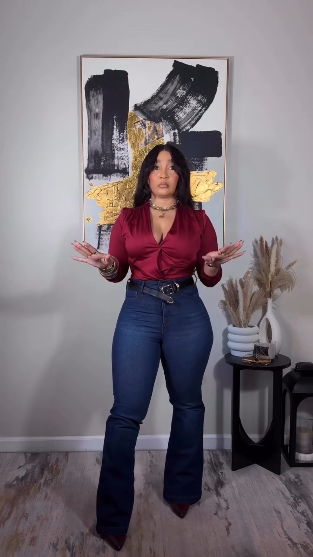 Two easy cute tops & comfy denim looks! Ok yall!! These jeans are basically spanks..I suggest going up a size if you’re curvy. I’m wearing an 8. There’s an amazing built in tummy control and moveable stretch. Also…how cute is this cropped jacket?! 

Jacket: Medium @kahsina_nowben 
Tops: Medium (White Top @reoria_official 
Jeans: 8 @walmartstyle @walmart 



📌I’m 5’1 •34-28-42•📌 
#dailyootd #fallfashion #falloutfit #casualoutfits #amazonfashion #LTKootd
#fall  #falloutfit #suede #boots #november #friendsgiving #cutetopandjeans

#LTKootd #LTKHoliday #LTKgrwm