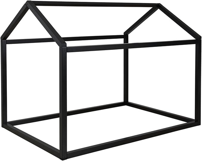 Signature Design by Ashley Flannibrook Contemporary House Bed Frame, Full, Black | Amazon (US)