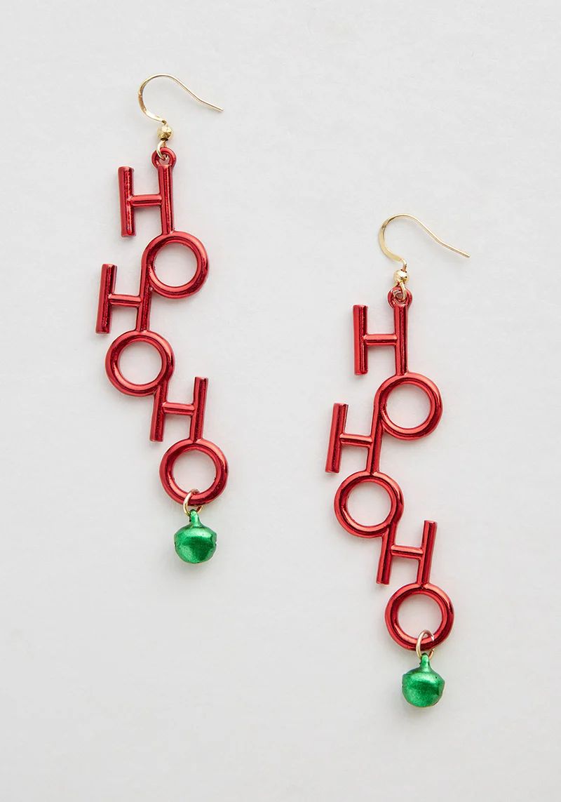 Ho, Ho, Ho Merry Drop Earrings | ModCloth