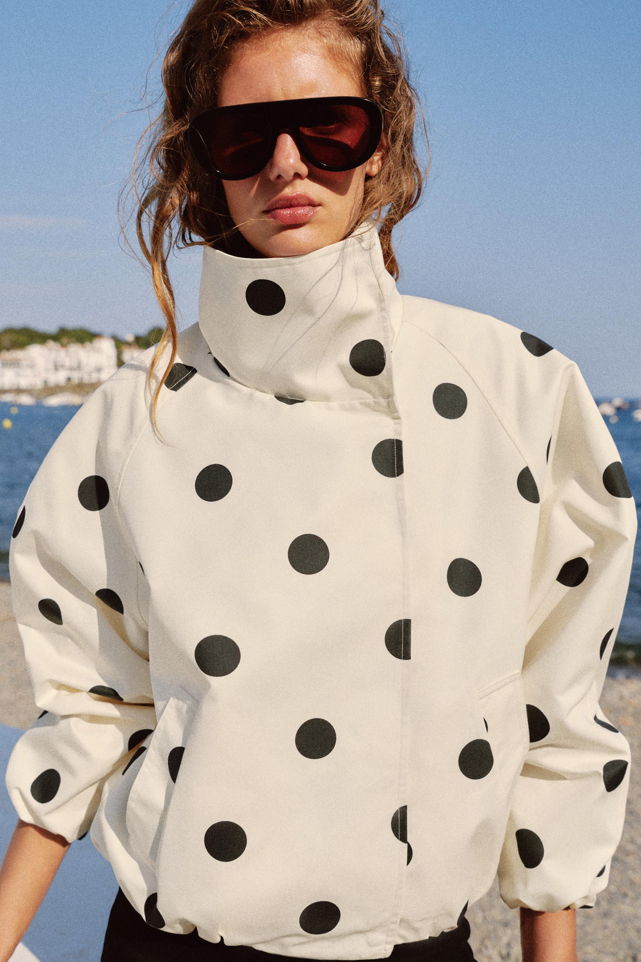 POLKA DOT BOMBER JACKET | Zara US