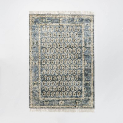 Lost Creek Printed Paisley Rug Blue - Threshold™ designed with Studio McGee | Target