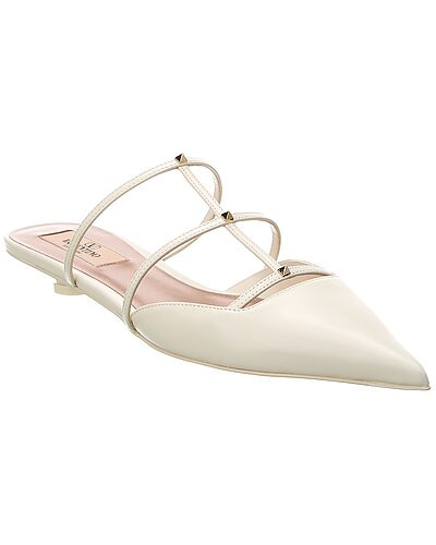 Valentino Rockstud 20 Leather Mule | Gilt & Gilt City