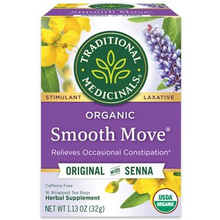 Traditional Medicinals Organic Smooth Move Herbal Tea, 16 ct, 1.13 oz | CVS Health