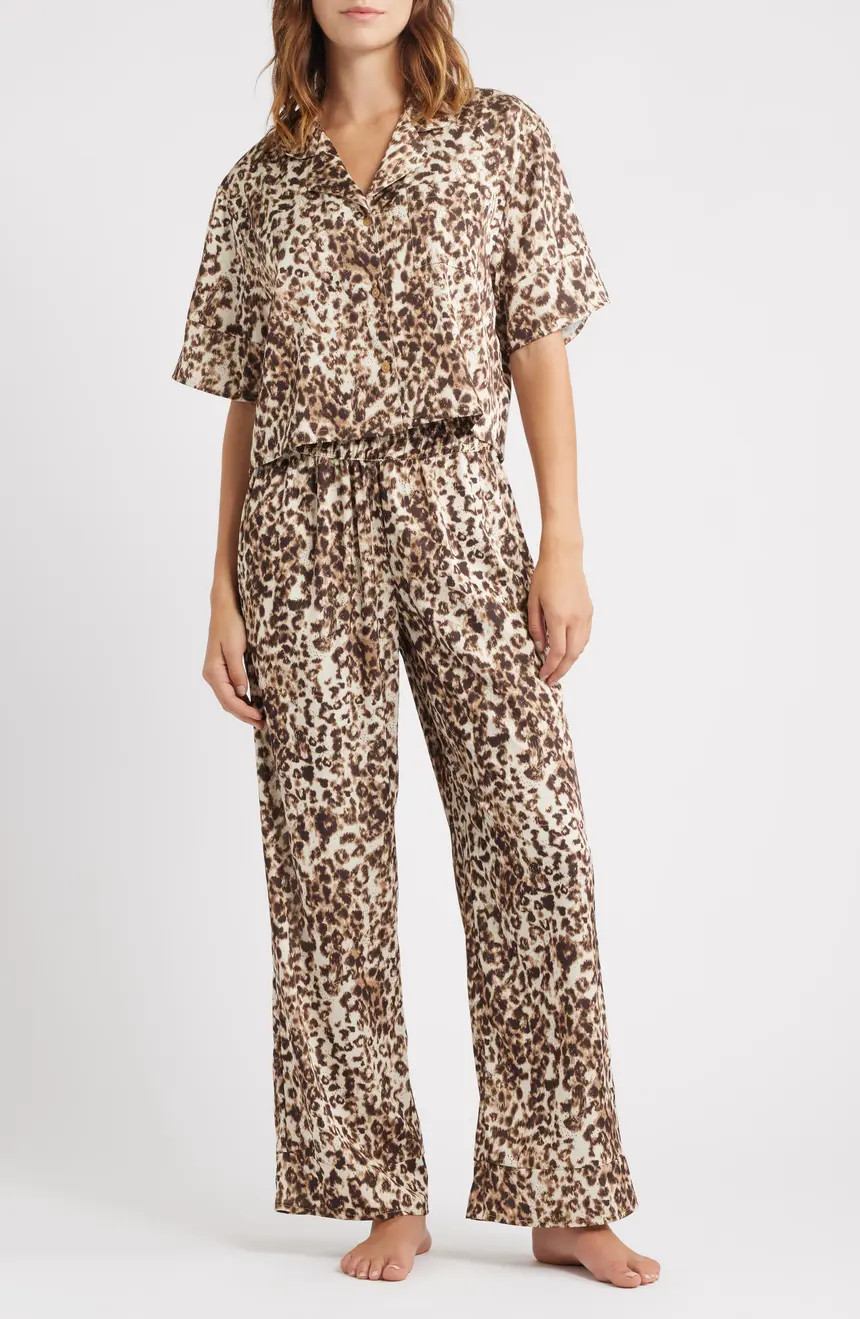 Boxy Everyday Satin Pajamas | Nordstrom