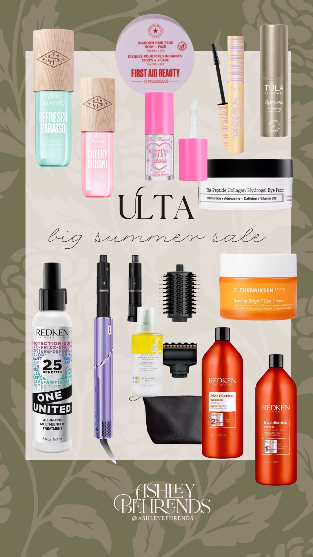 Ulta is having their big summer sale and these are my favorites that you can save major on! This Shark all in one hair tool works so well and it’s over $150 off right now. The latest fragrances from Sol de Janeiro are $15 and my Redken favorites are 40% off, you can also get the best tubing mascara buy 1, get 1 free! 
Beauty finds, Haircare

#LTKSaleAlert #LTKSeasonal #LTKBeauty
