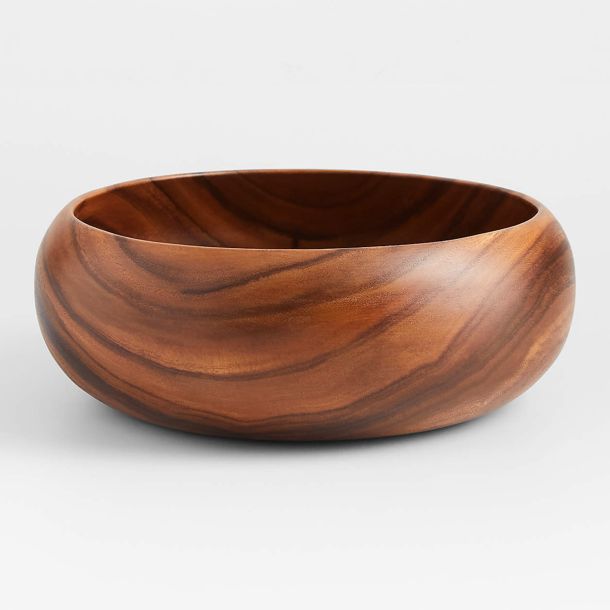 Tondo 5.75" Small Acacia Wood Serving Bowl + Reviews | Crate & Barrel | Crate & Barrel