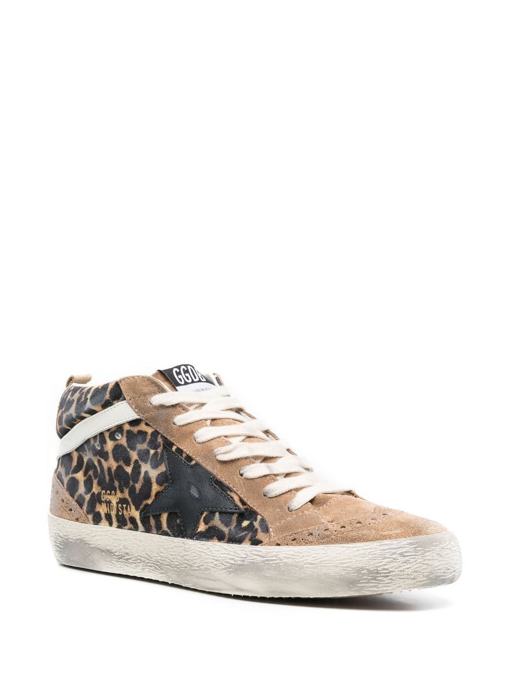 Golden Goose Mid Star high-top Sneakers - Farfetch | Farfetch Global