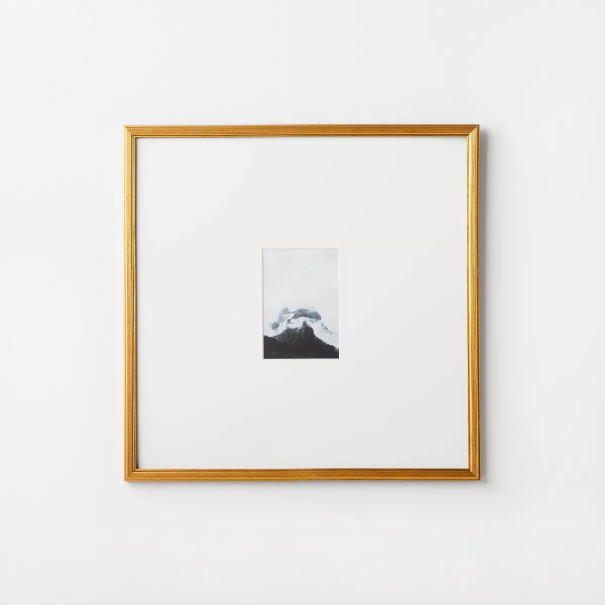 20" x 20" Matted to 5" x 7" Wall Frame Antique Brass - Threshold™ designed with Studio McGee | Target