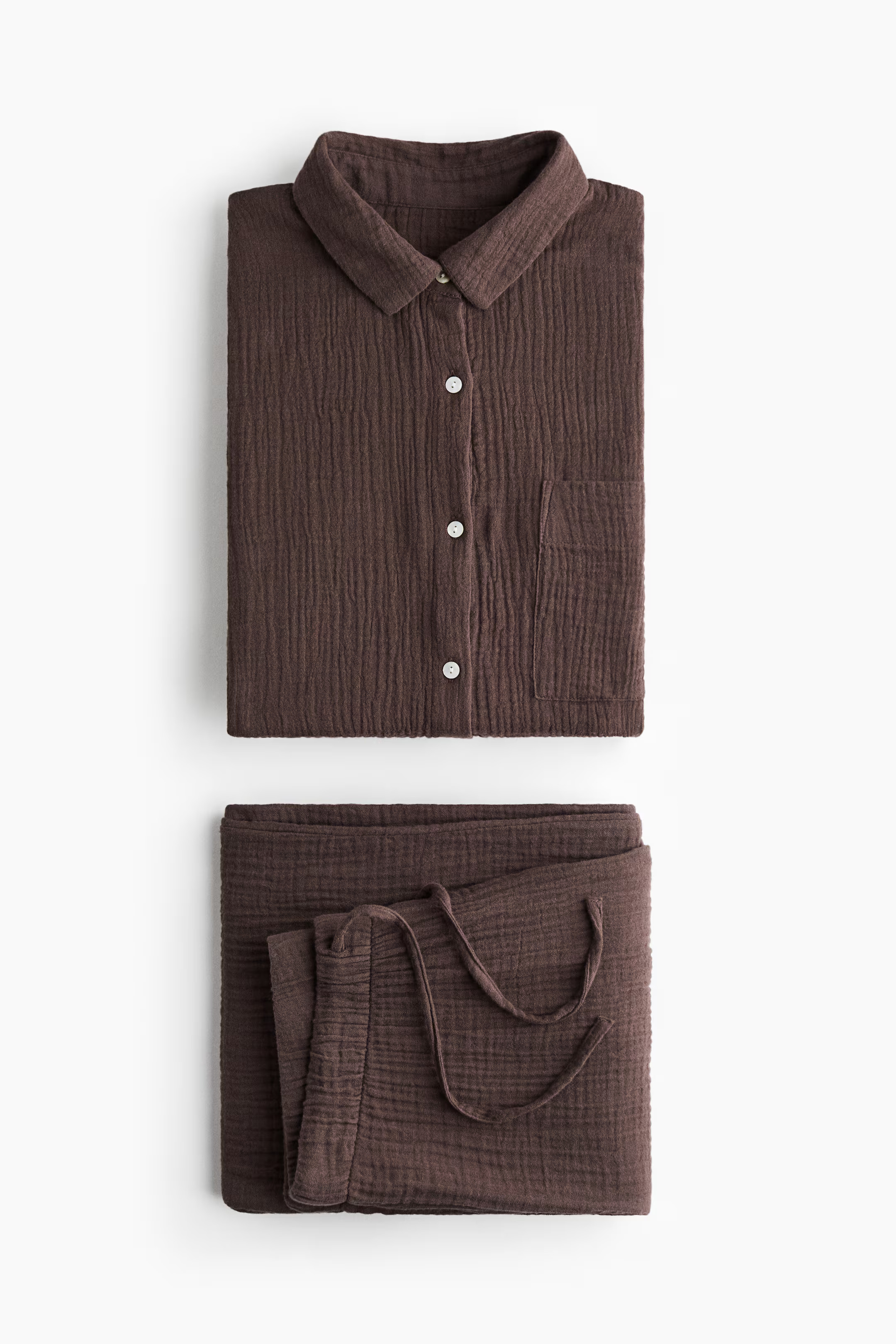 Pyjama aus Baumwollmusselin | H&M (DE, AT, CH, NL, FI)