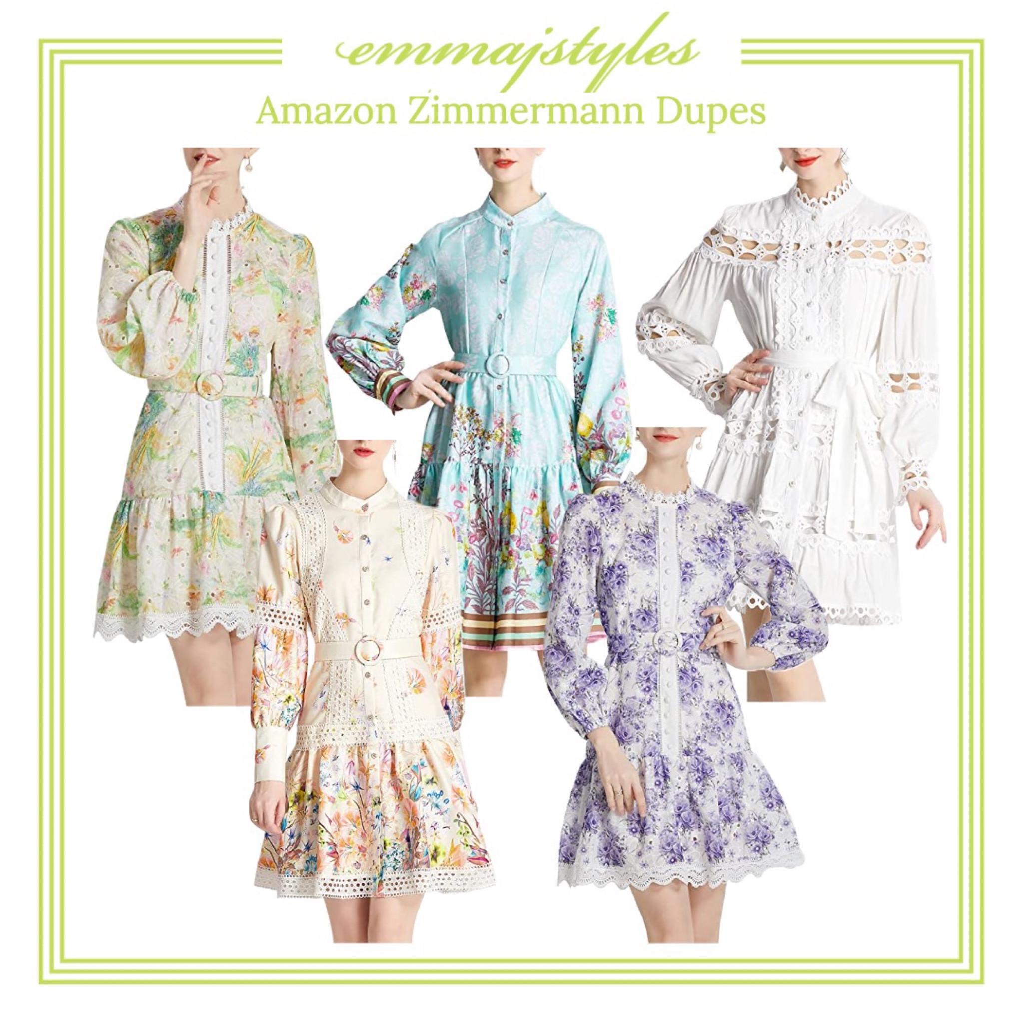 Some of my favorite Zimmermann dupes from Amazon! 

Zimmermann / Zimmermann dupe / Dress / Floral dress / Summer dress / Preppy dress / Amazon / Designer dupe

#LTKunder100 #LTKunder50 #LTKfit