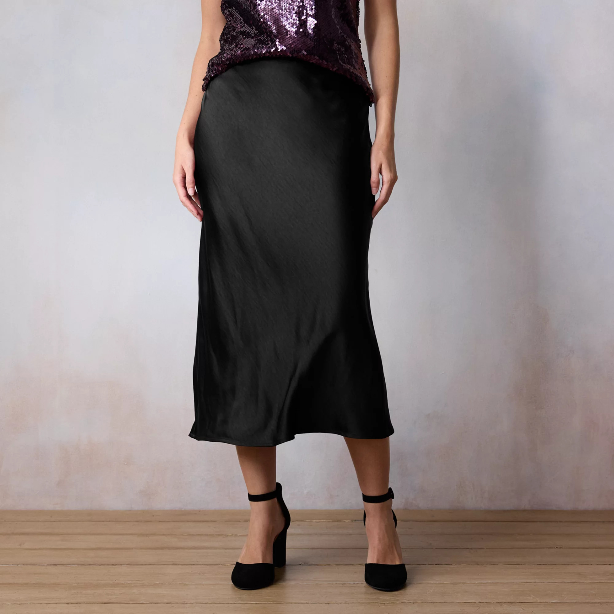 Women's LC Lauren Conrad Midi Slip Skirt | Kohl's