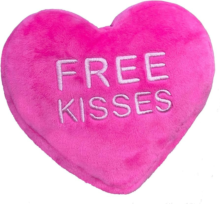 Huxley & Kent for Dogs | Free Kisses Heart | Valentine's Day Funny Dog Toy | Power Plush Dog Toy ... | Amazon (US)