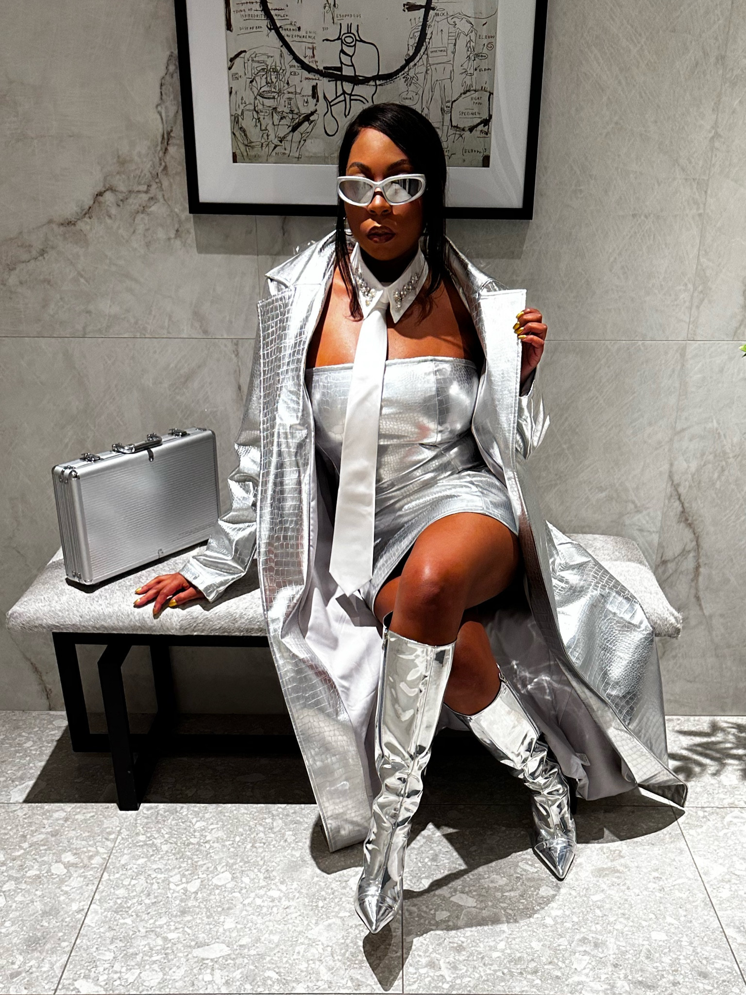 In Honor of Karl Met Gala viewing party look

#LTKParties #LTKSaleAlert #LTKFindsUnder50
