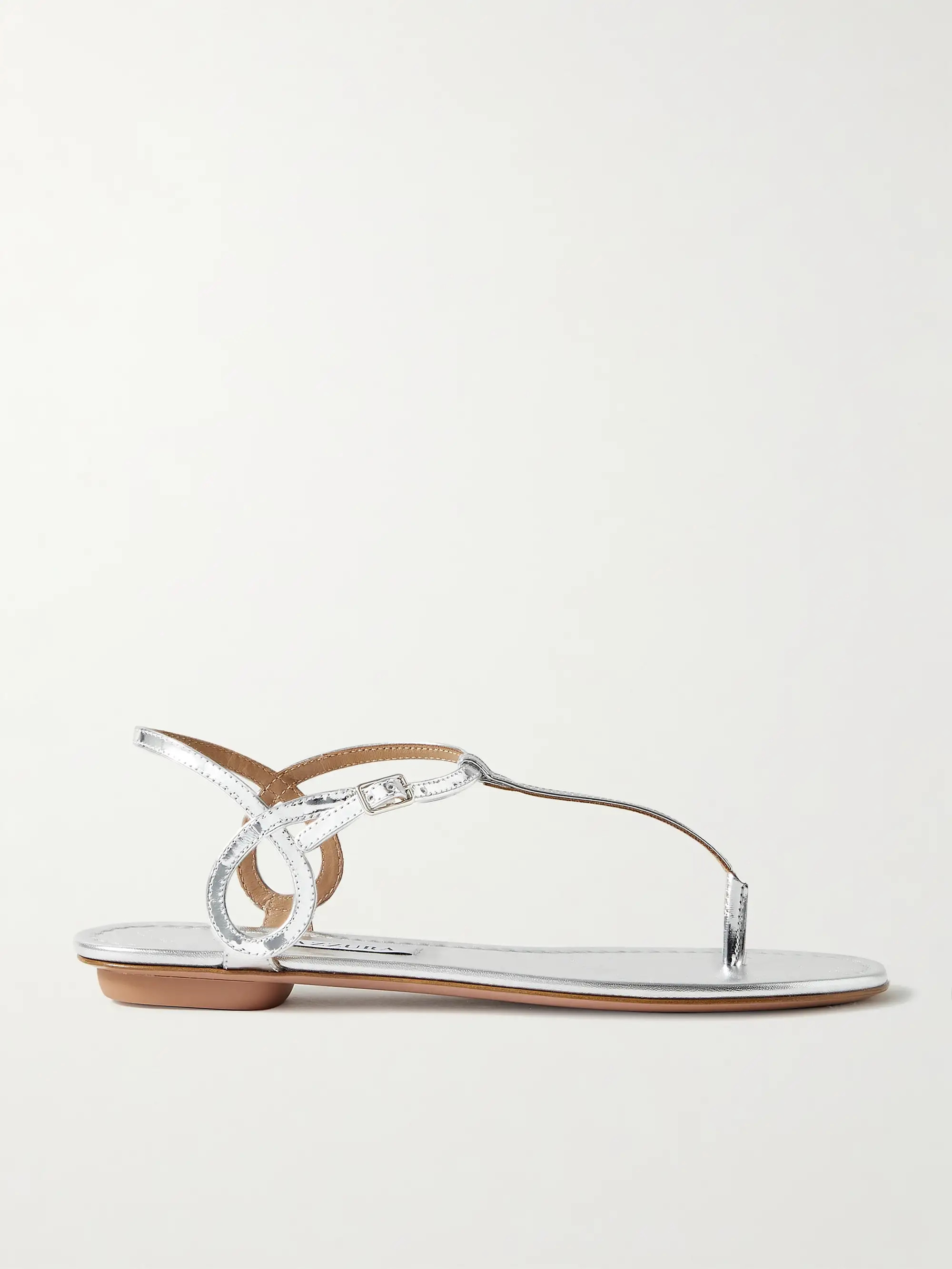 Almost Bare metallic leather sandals | NET-A-PORTER (UK & EU)