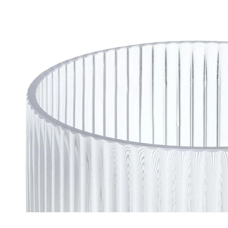 Better Homes and Gardens Glass Pillar Candle Holder Hurricane Medium Clear | Walmart (US)