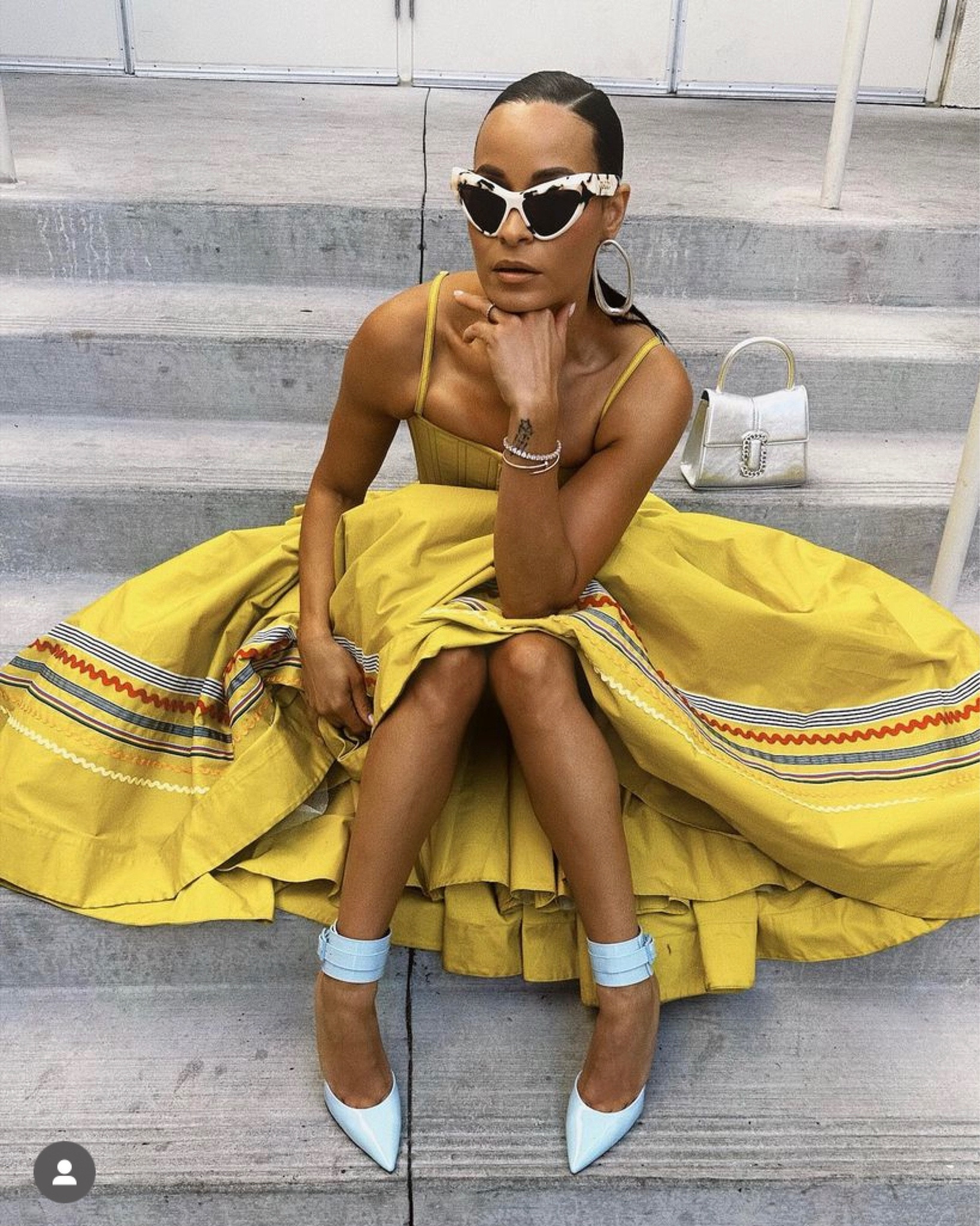 Sai de Silva in Christopher John Roberts for Bravocon

Love this bustier and a-line skirt combo