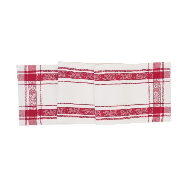C&F Home 13" x 72" Jacquard Holly Table Runner | Target