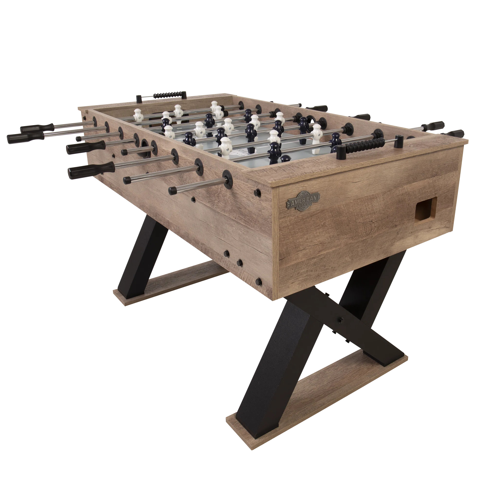American Legend Kirkwood 54" Foosball Table - Rustic, Woodgrain Finish | Wayfair North America