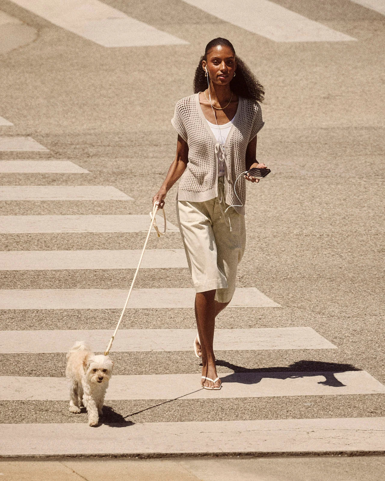 Splendid - Chloe Long Short - Light Fawn | Splendid