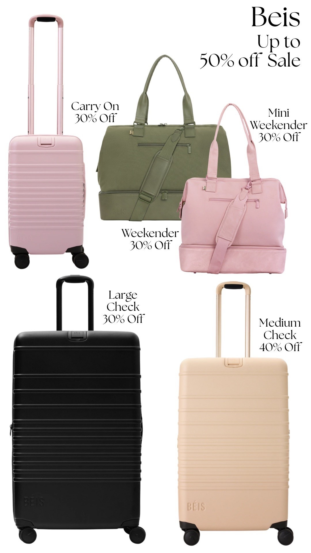 Last chance for Beis warehouse sale! Huge discounts on great luggage and travel bags! 

#LTKSaleAlert #LTKmomlife #LTKTravel