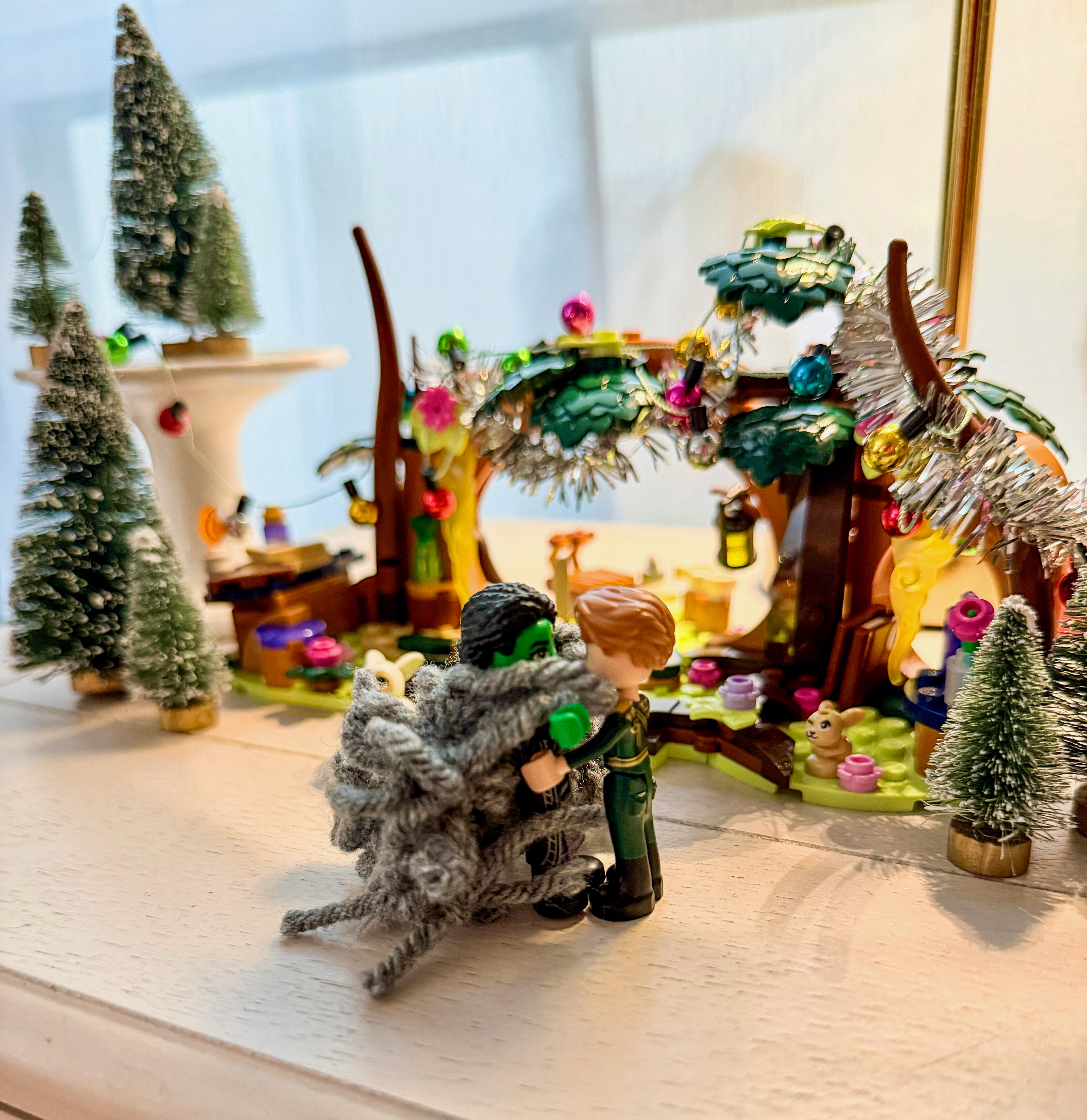 Reenact your favorite scene from Wicked with Elphaba's Retreat LEGO set. Christmas decor and cardigan not included with LEGO set.  

 #LTKGiftGuide #LTKHoliday