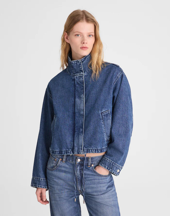 Denim Crop Field Jacket | Madewell