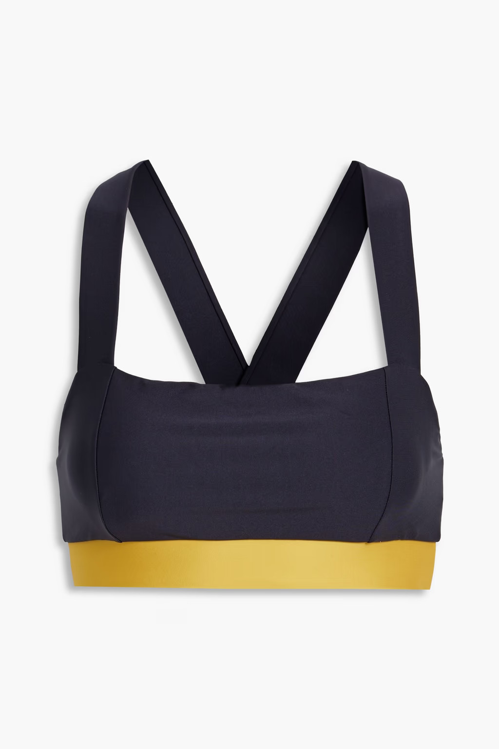 Navy Aika Maria color-block stretch sports bra | THE UPSIDE | THE OUTNET | The Outnet (US and CA)