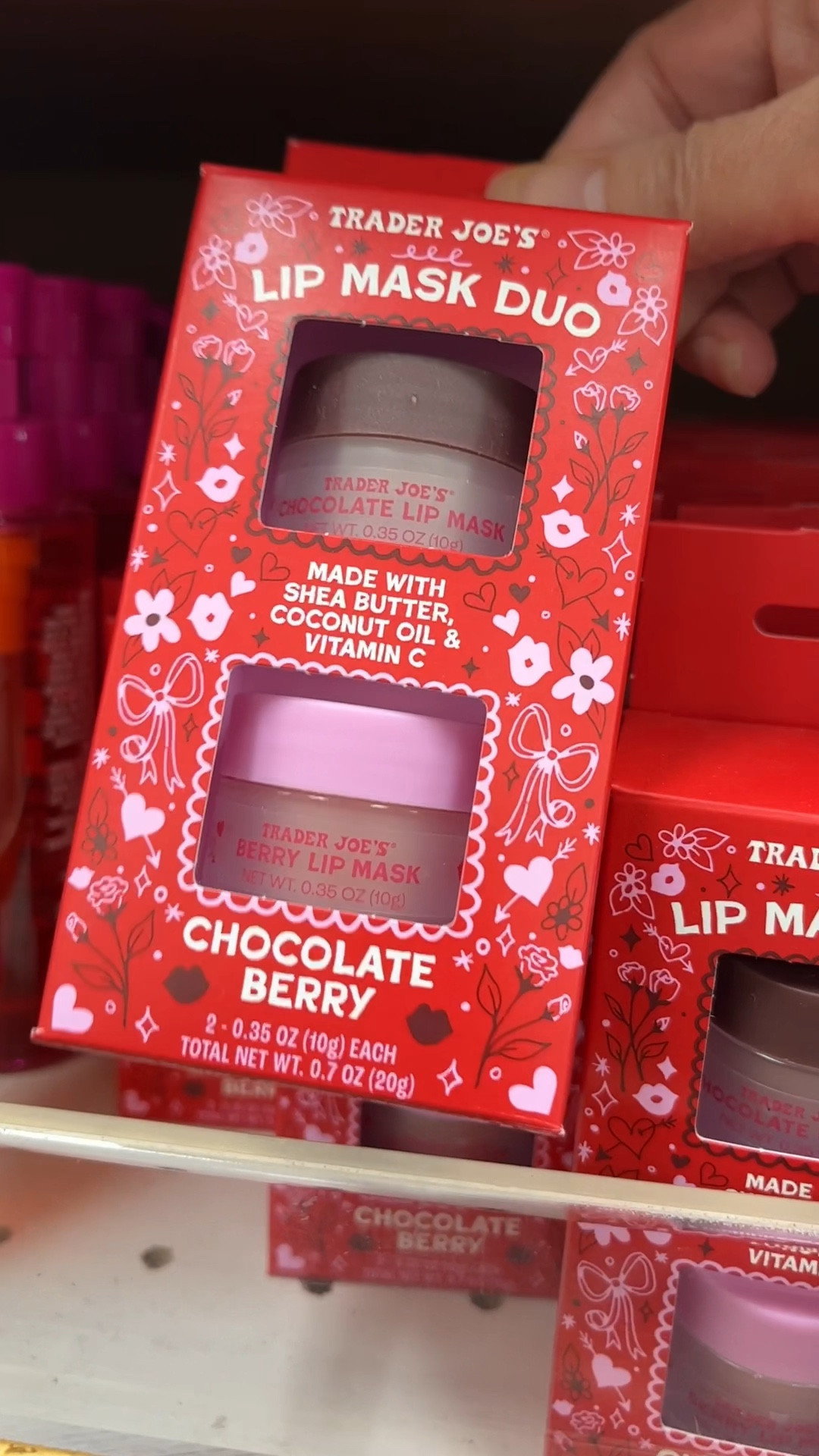 Lip Masks at Trader Joe’s!  I linked similar ones!  Great as a Valentine’s Day gift or for yourself!  

Lip care | beauty favorites | lip treatments | flavored lip mask | berry lip mask | Laneige dupe lip mask

#LTKSeasonal #LTKbeauty