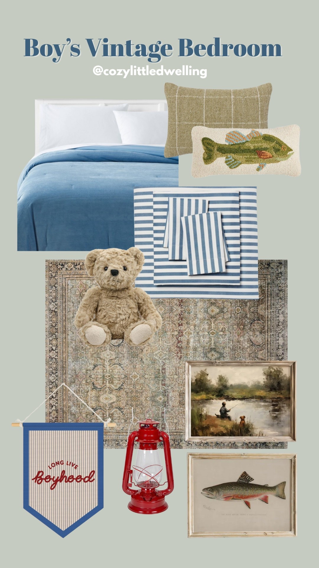Vintage Inspired Boy’s Bedroom ❤️

#LTKHome #LTKKids #LTKSummerEdit