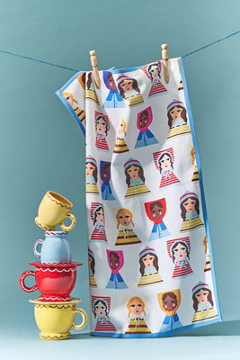 Damson Madder Doll Dish Towel | Anthropologie (US)