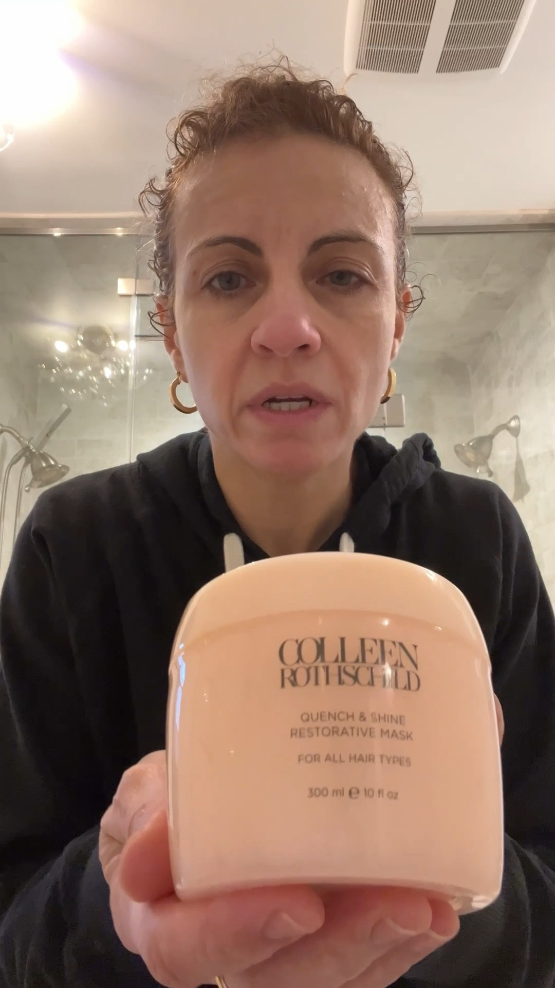 Colleen Rothschild quench & shine restorative hair mask for all skin types is a must before hot yoga. The heat can dry my hair and this adds moisture and softness to it so that it doesn’t get dry from the heat.  

#LTKselfcare #LTKfitnessgoals #LTKmorningroutine
