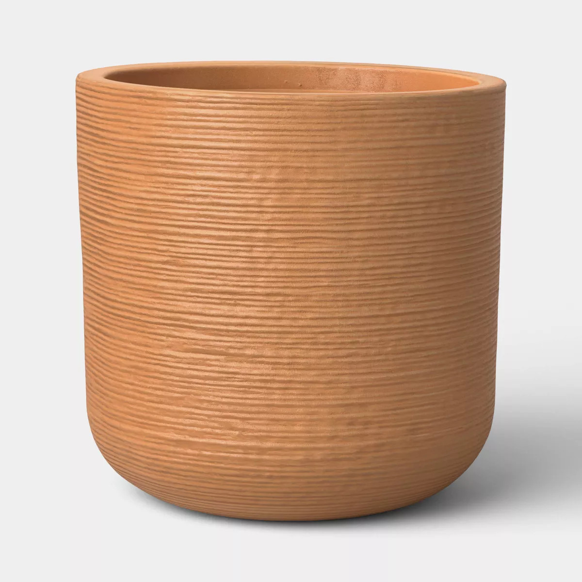 Fluted Outdoor Planter Terracotta Orange 12" - Threshold™ | Target