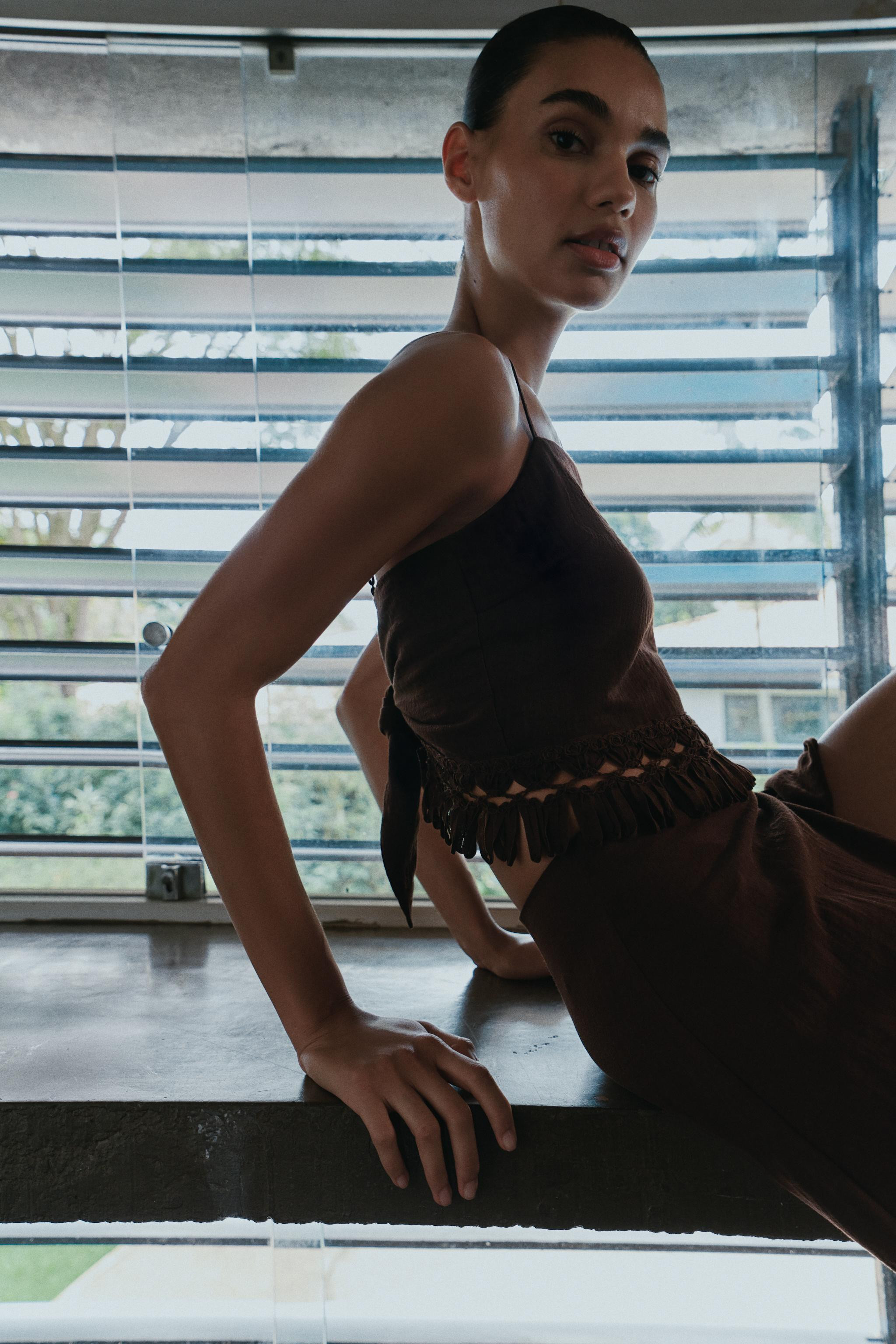 FRINGED CROP TOP | Zara UK