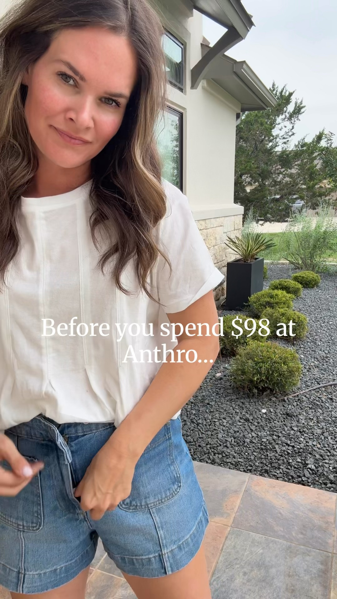 Before you spend $98 at Anthro… check Walmart first 👏 comment “WALMART FIND” for deets. These $24 shorts are so good—perfect 3” length, elevated details, and such a flattering fit. 

#LTKgrwm #LTKSaleAlert #LTKootd