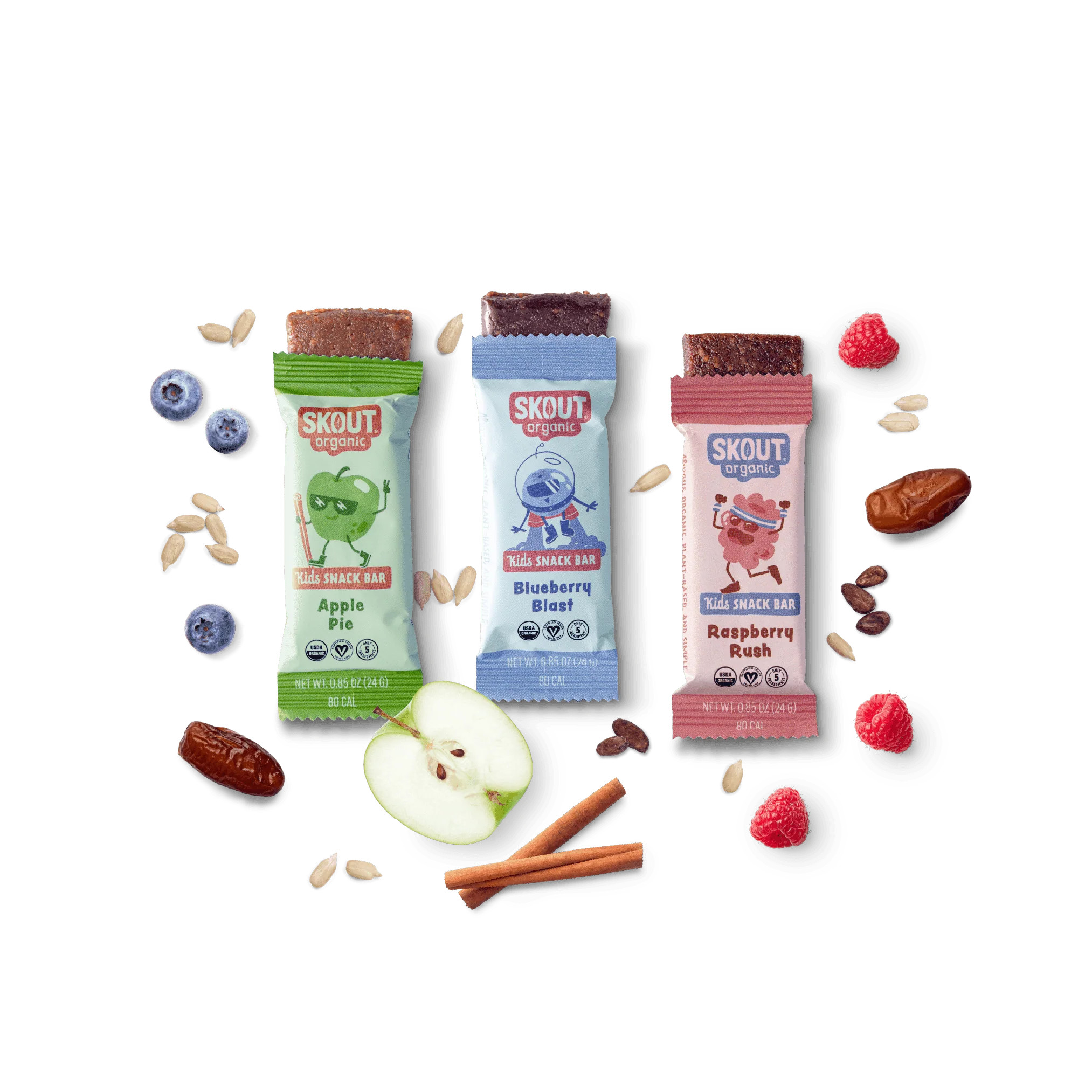 Skout Organic Kids Fruit Bar Variety Pack | Skout Organic