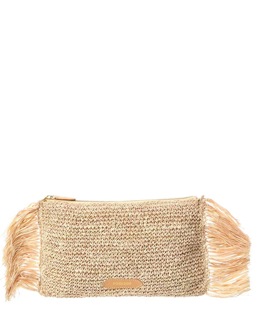 POOLSIDE The Tropical Fringe Clutch | Shop Simon