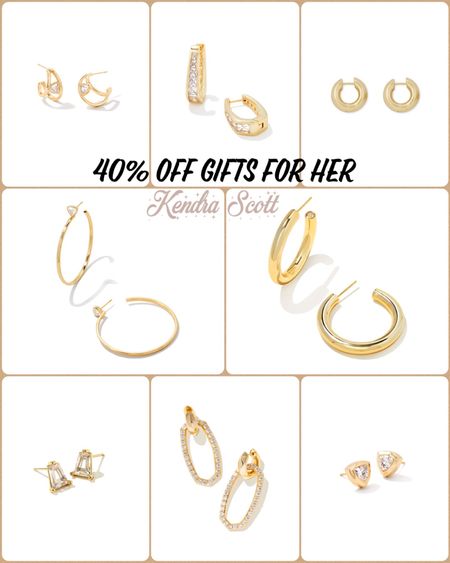 40% off some of my favorite jewelry today only! 

Earrings. Hoops. Jewelry for her. Gifts for her. Gift ideas. Cyber Monday sale. 

#LTKGiftGuide #LTKsalealert #LTKstyletip