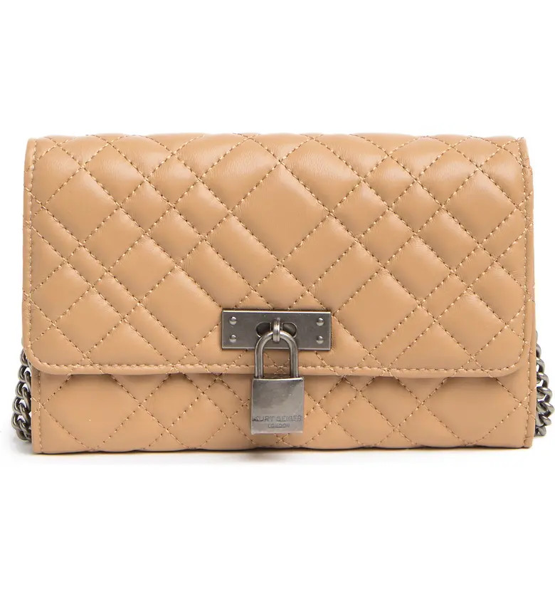 Kurt Geiger London KURT GEIGER Brixton Quilted Chain Wallet | Nordstromrack | Nordstrom Rack