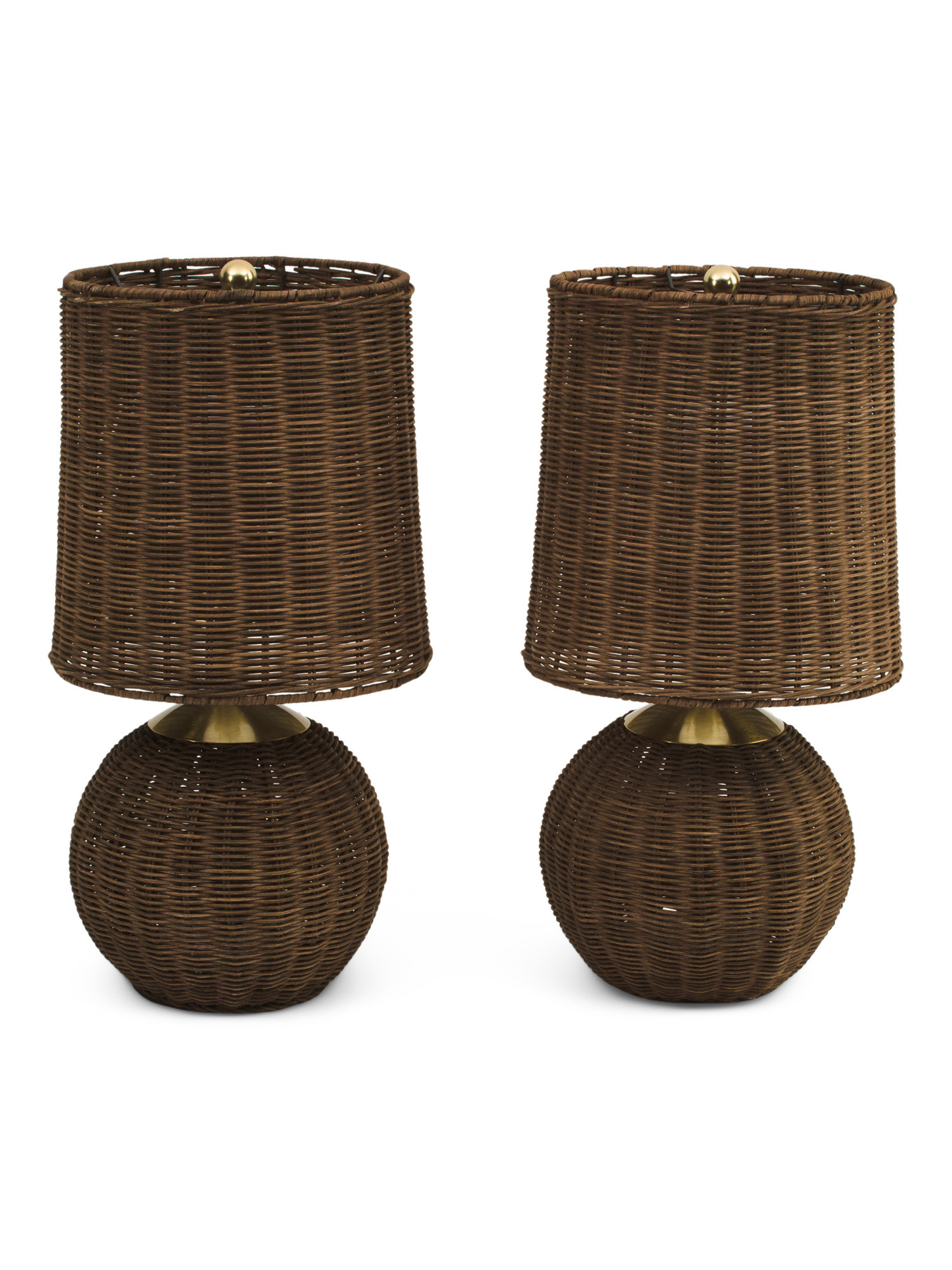 Set Of 2 20in Rattan Table Lamps | Home | Marshalls | Marshalls