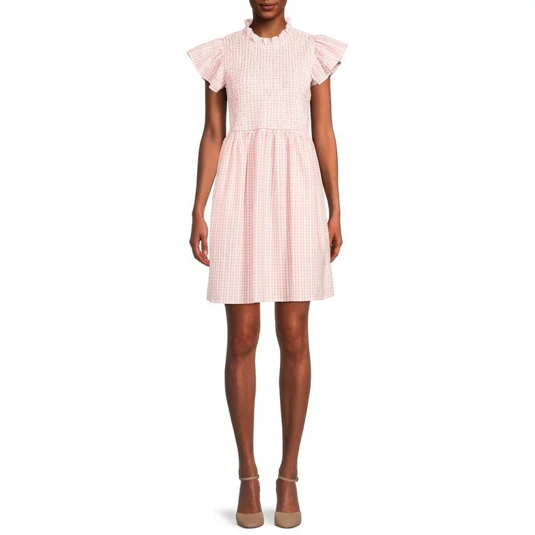 Time and Tru Keyhole Neck Sleeveless Above Knee Sun Dress Dress (Women's), 1 Count, 1 Pack | Walmart (US)