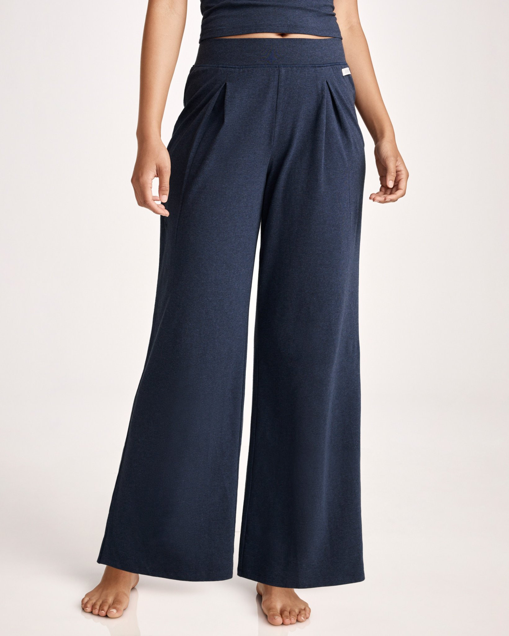 Cotton Stretch Wide Leg Pant | Jockey