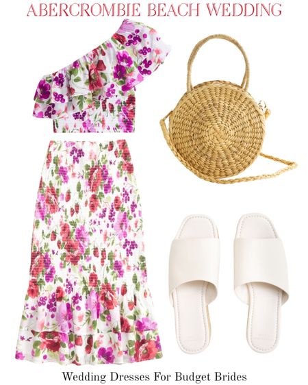 Beach wedding guest outfit from Abercrombie. 

#springwedding #easterseparates #springskirts #abercrombietops #resortwear 

#LTKstyletip #LTKwedding #LTKSeasonal