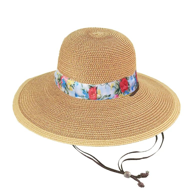 The Pioneer Woman Sweet Rose Straw Gardening Hat, One Size Fits Most | Walmart (US)