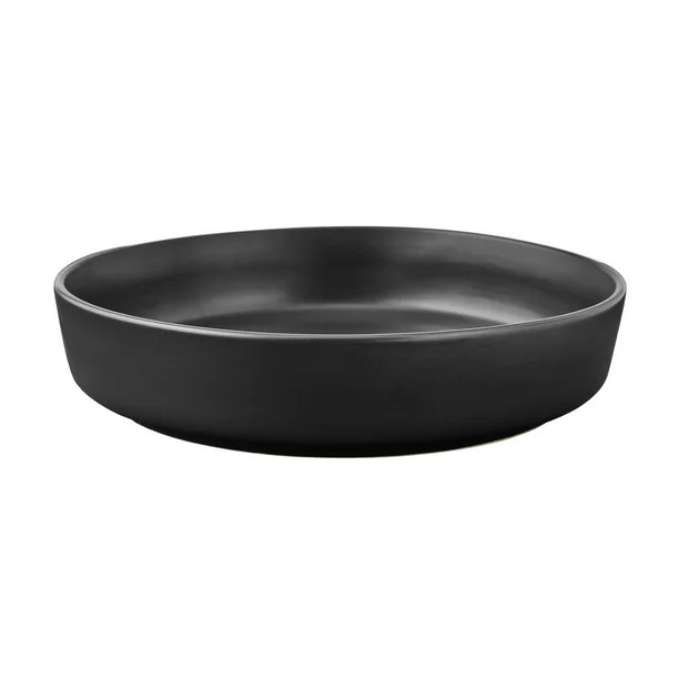 Mainstays Ale Matte Black Stoneware Dinner Bowl - Walmart.com | Walmart (US)