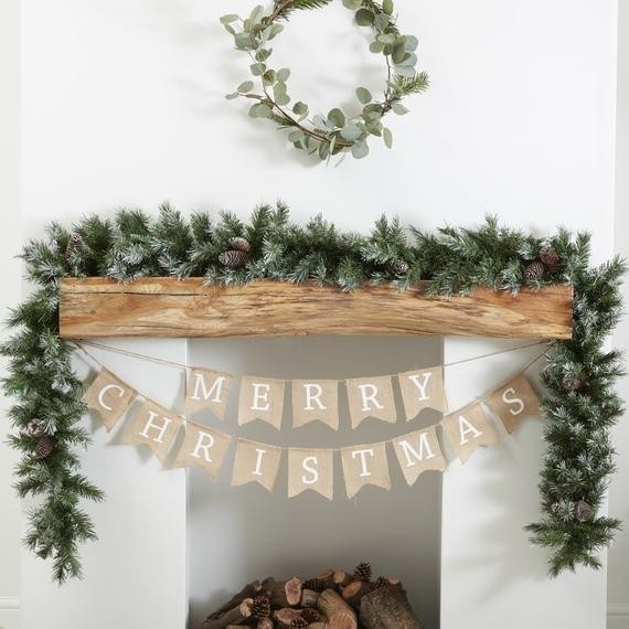 Festive Foliage Garland Rustic Christmas Tradition Garland | Etsy | Etsy (US)