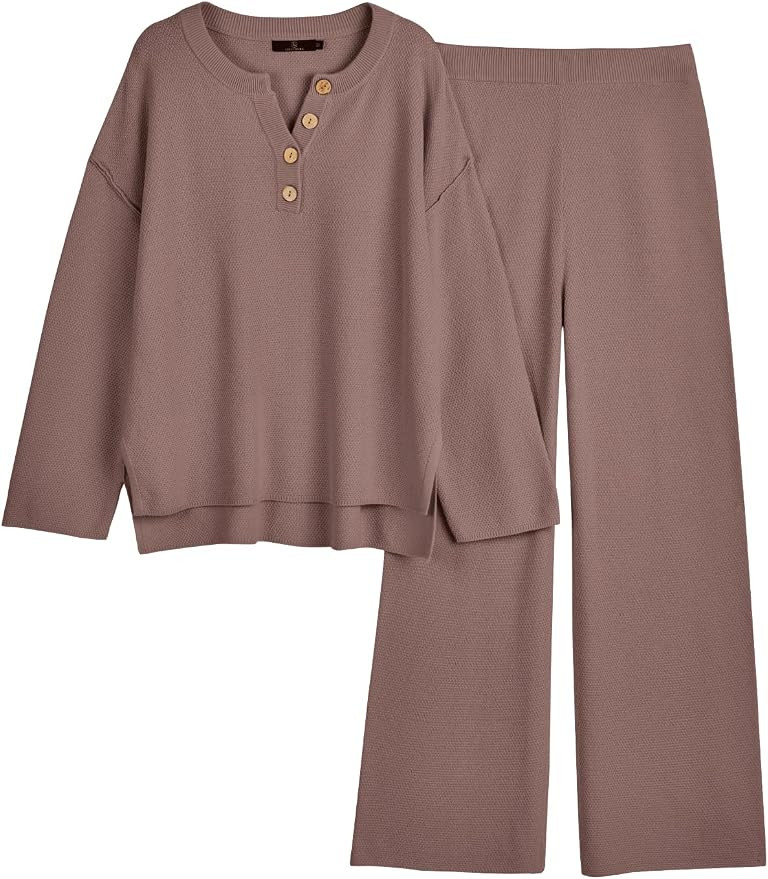 LILLUSORY Women's 2 Piece Oversized Slouchy Matching Lounge Sets | Amazon (US)