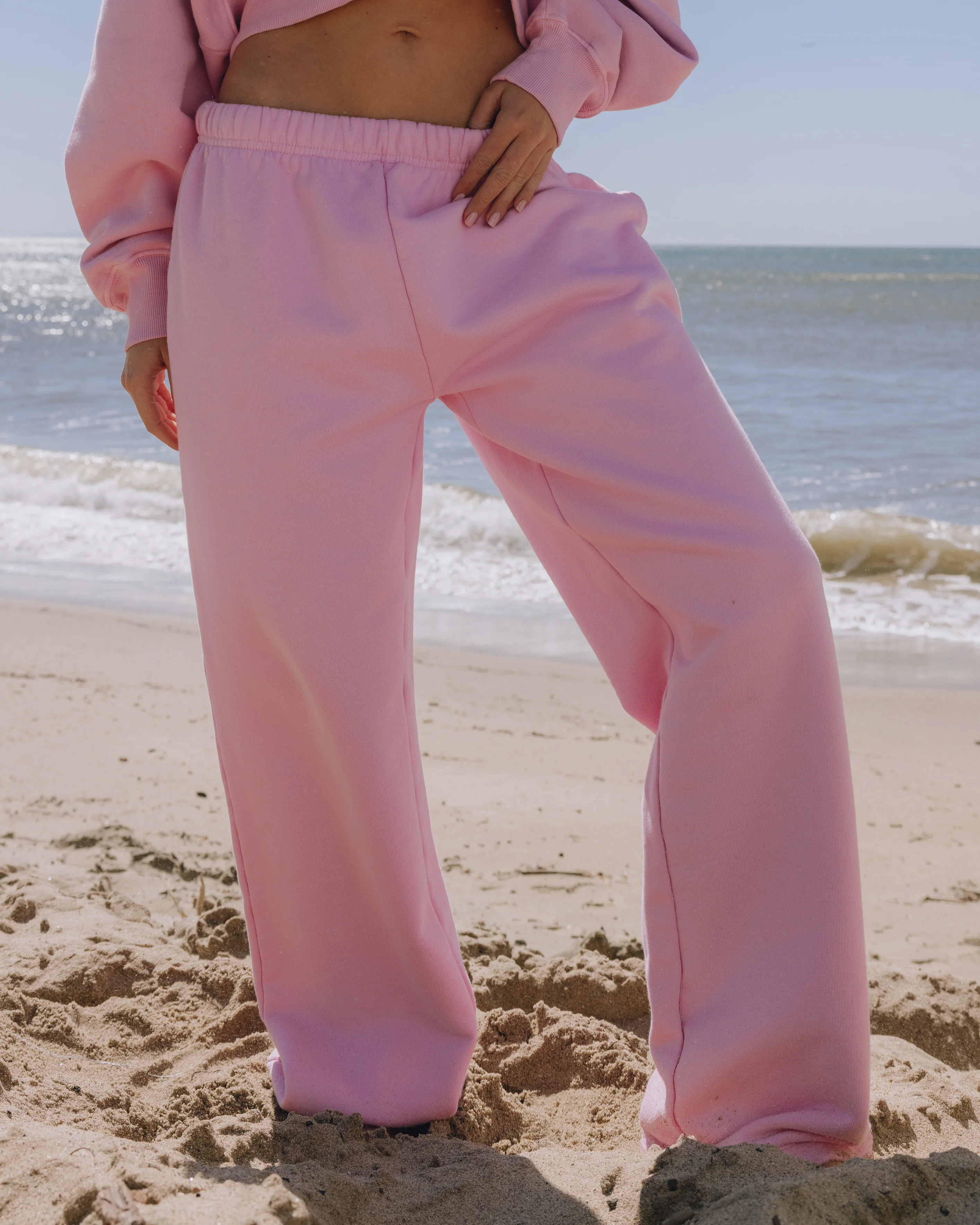 Heavyweight Straight Leg Sweatpants - Taffy | Daily Drills LLC