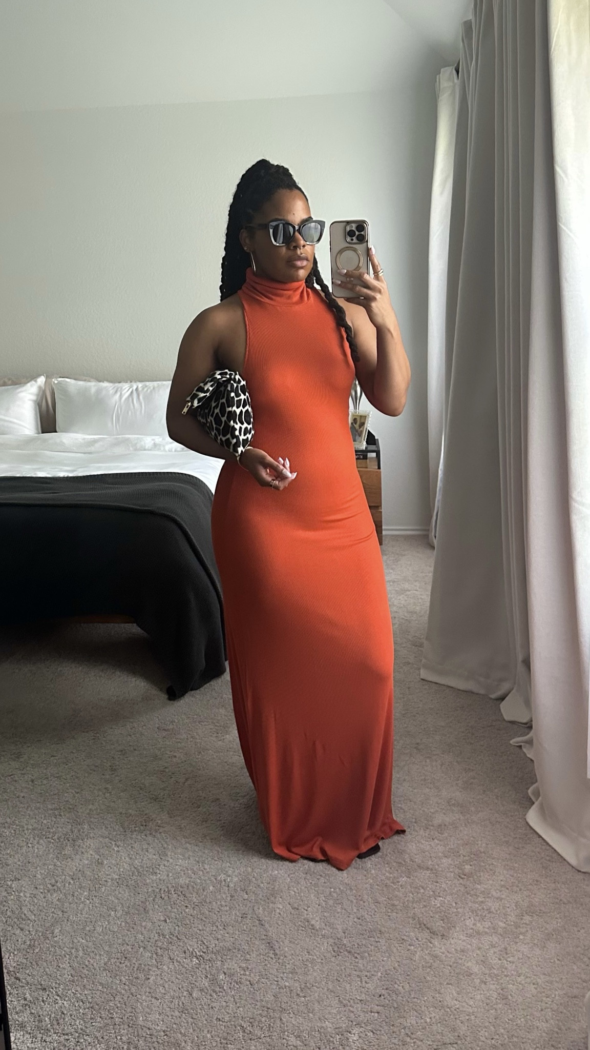 I can’t link the exact dress, but it’s the Riot Swim Maeve Maxi Dress. You can buy it from their website. The back is beautiful! 

#LTKStyleTip